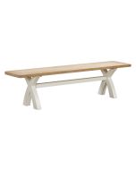 Felix - Painted X Leg Bench