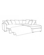 Fiji - Corner Sofa Chaise with Sofa Bed