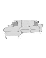 Arena - Standard Back Electric Easy Lounger LHF Chaise 