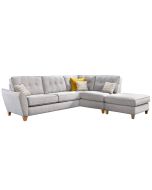 Ava - Large Chaise Sofa with End Stool