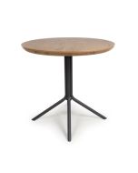 Boswell - Rustic Oak Round Table 