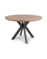 Boswell - Rustic Oak Round Table 120 cm