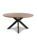 Boswell - Rustic Oak Round Table 150 cm
