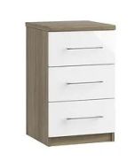 Corona - 3 Drawer Bedside
