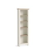Country Coconut White - Slim Bookcase