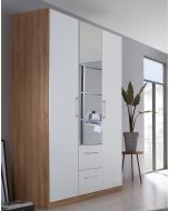 Edie - 4 Door/2 Drawer 2 Mirrored Hinged Door Wardrobe