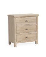 Country Oak - 3 Drawer Chest