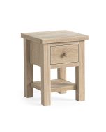 Country Oak - Lamp Table with Shelf