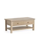 Country Oak - Coffee Table with Shelf