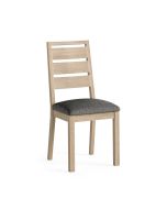 Country Oak - Dining Chair with Grey Boucle