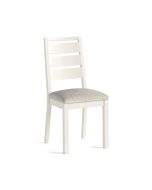 Country Coconut White - Dining Chair White Boucle