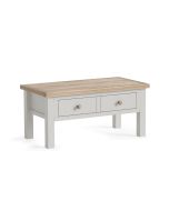 Country Oak Stone Grey - Coffee Table with Drawer