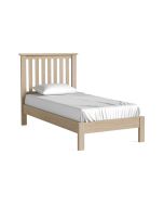 Country Oak - 3' Slatted Bedframe Low Footend