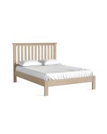 Country Oak - 4'6 Slatted Bedframe Low Footend