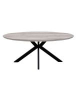 Maeve - Grey Oval 180cm Dining Table