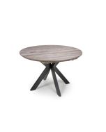 Maeve - Grey Round Extending Table 120 cm