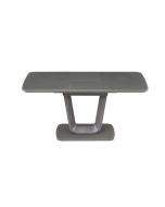 Leonie - Extending Dining Table 120 Matt Graphite Grey