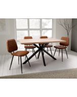Maeve - Oak Fixed Top Dining Table