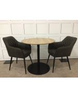 Maeve - Oak Round Dining Table 80cm