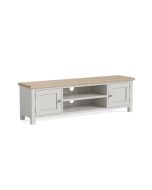 Country Oak Stone Grey - Extra Large TV Unit 