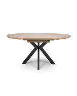 Maeve - Oak Round Extending Dining Table 120cm