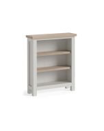 Country Oak Stone Grey - Low Bookcase