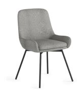 Sloane - Evie Grey Boucle Dining Chair