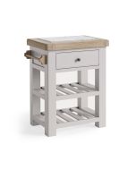 Country Oak Stone Grey - Small Kitchen Island