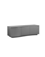 Leonie - TV Cabinet Matt Graphite Grey with LED