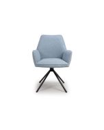Dining Chair - Light Blue Boucle Uno Chair