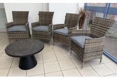 4 x Rattan Garden Chairs - Clearance