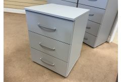 Auckland - 3 Drawer Bedside Chest - Clearance