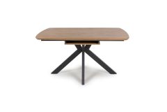 Boswell - Rustic Oak Rectangular Extending Table 140 cm