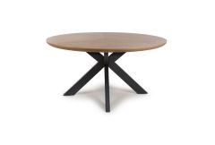 Boswell - Rustic Oak Round Table 150 cm