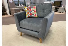Cara - Armchair in Grey - Clearance