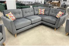Cara - Corner Sofa in Grey - Clearance