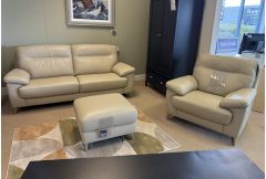 Casperia - 3 Seat Sofa, Armchair & Footstool - Clearance
