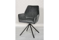 Uno - Carver Velvet Dining Chairs