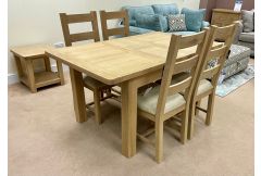 Felix - Extending Table & 4 Chairs - Clearance