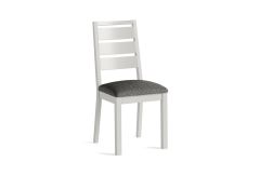 Country Oak Stone Grey - Dining Chair Grey Boucle