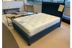 Glenford - Blue Double Bedframe - Clearance