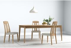 Hugo - Extending Dining Table & 4 Chairs - Clearance