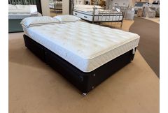 Double 2 Drawer Divan Base Plus 1000 Pocket Sprung Mattress - Clearance