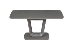 Leonie - Extending Dining Table 120 Matt Graphite Grey