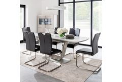 Leonie - Living and Dining Collection - Matt Light Grey