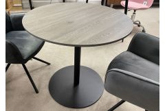 Maeve - Grey Round Dining Table - Clearance