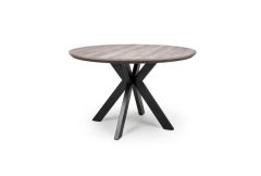 Maeve - Grey Round Dining Table 120 cm