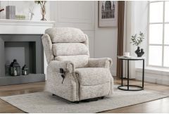 Maisie - Dual Riser Recliner - Fabric Frost