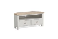 Country Oak Stone Grey - Corner TV Unit