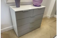 Mylena - 2 over 3 Drawer Chest - Clearance